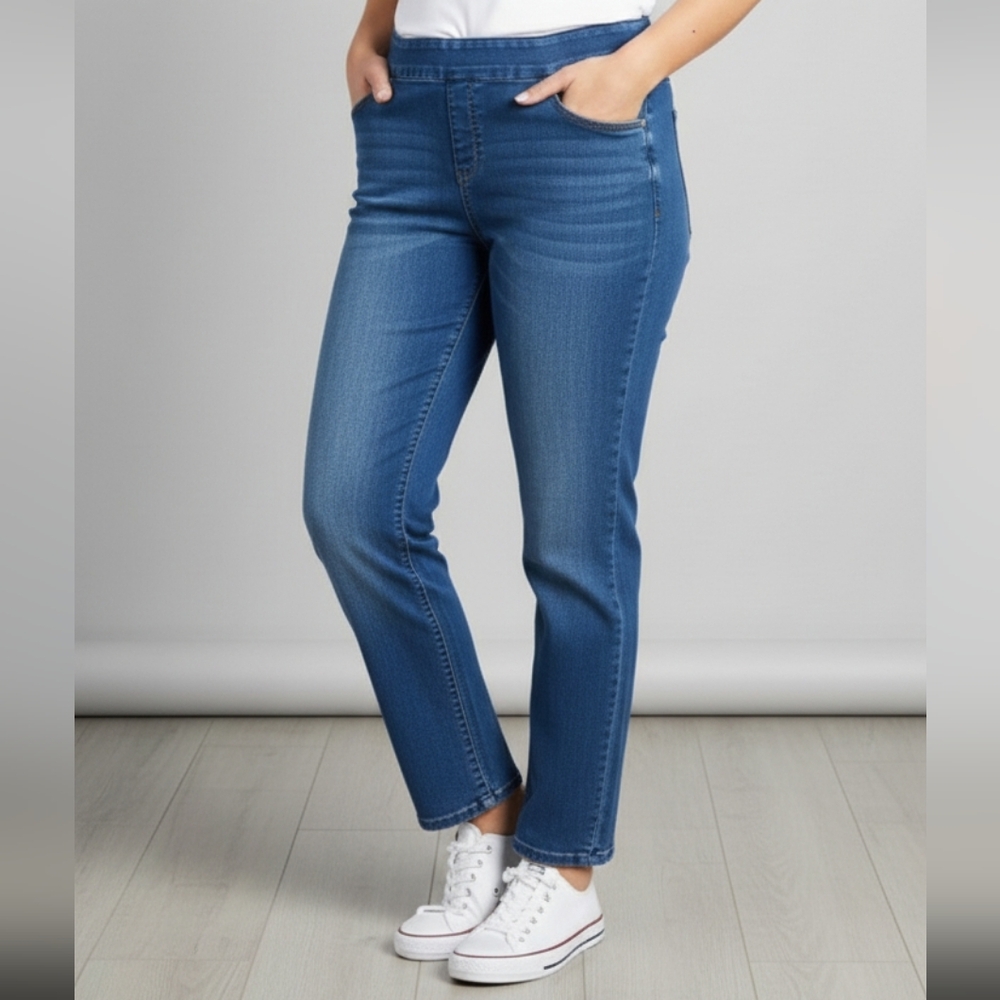 GUC R Jeans Size 32/30 Comfort Waistband Straight Leg